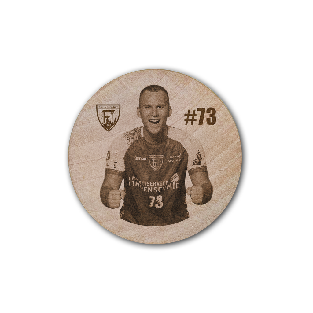 Flaschenöffner aus Holz (Mannschaft)