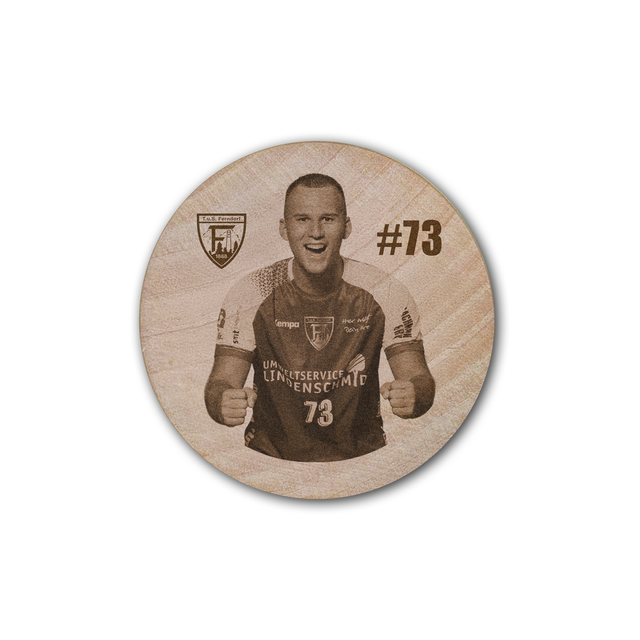 Flaschenöffner aus Holz (Mannschaft)