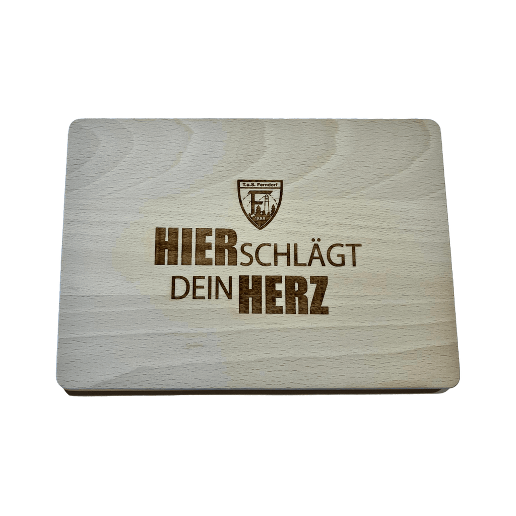 Holzbrettchen mit verschiedenen Motiven