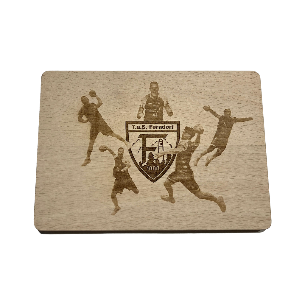 Holzbrettchen mit verschiedenen Motiven