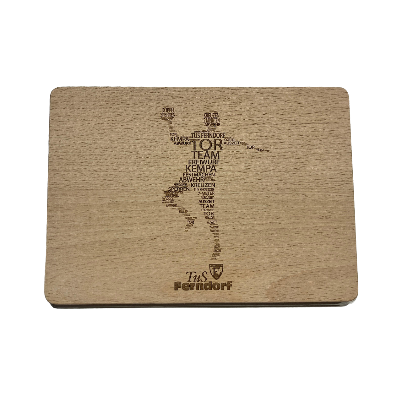 Holzbrettchen mit verschiedenen Motiven